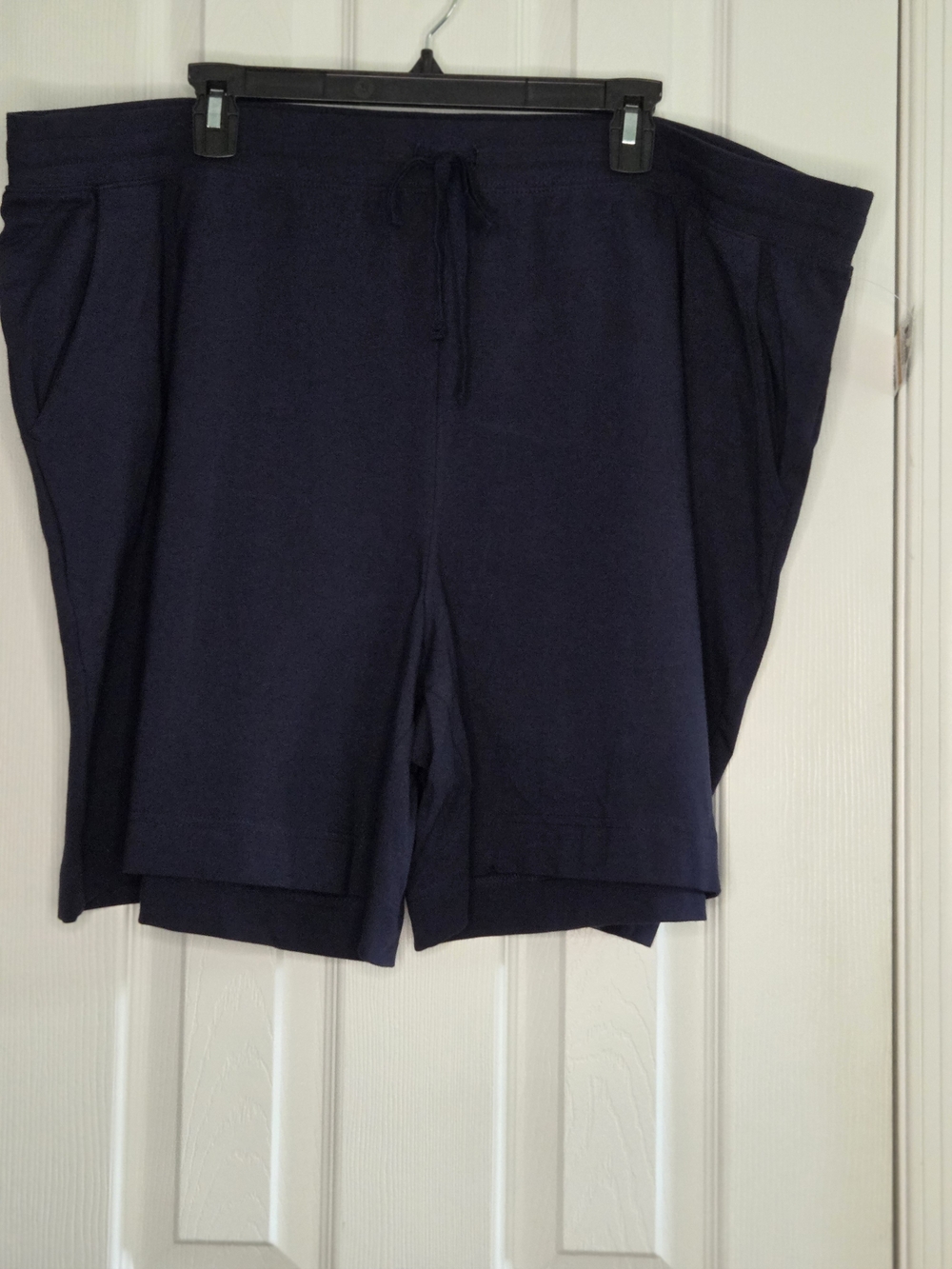 Karen Scott Navy Drawstring Women’s Casual Shorts